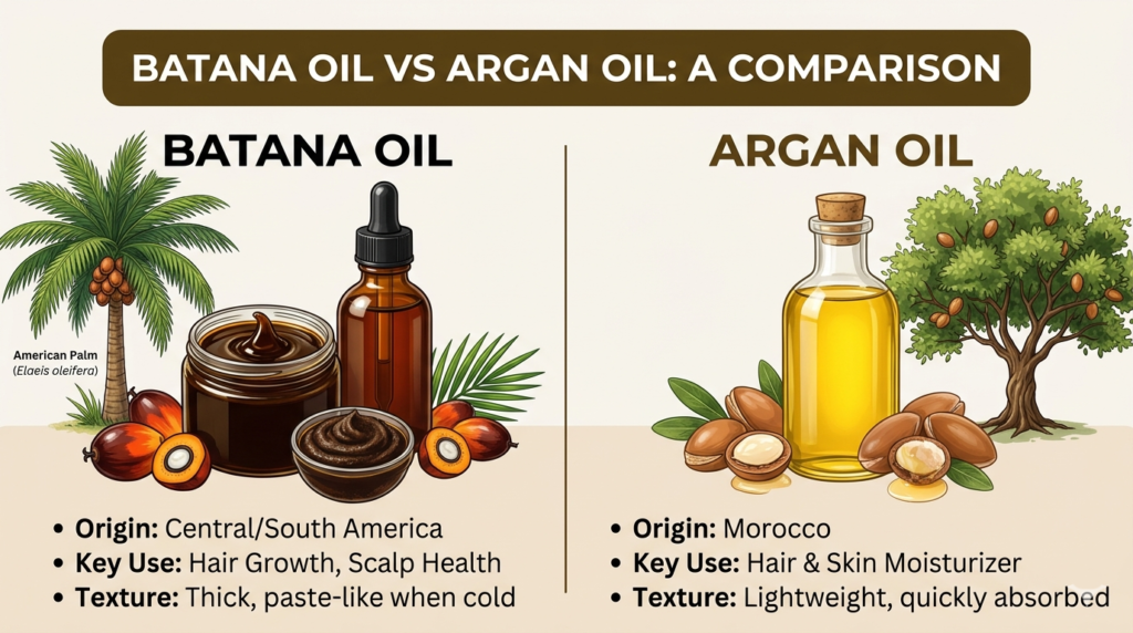 Batana Oil vs Argan Oil